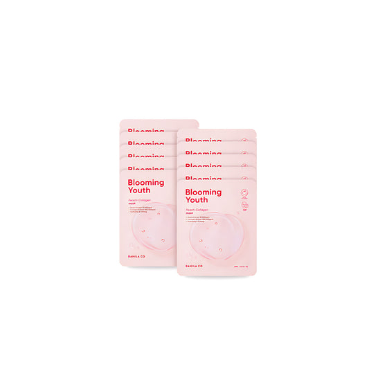 BANILA CO Blooming Youth Peach Collagen Mask Sheet 20ml X 10ea