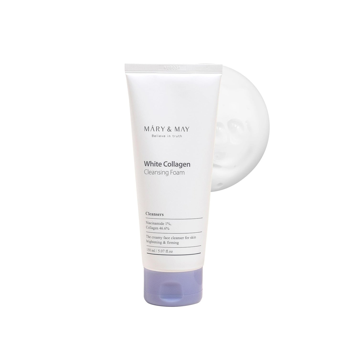 [MARY & MAY] White Collagen Cleansing Foam 150ml
