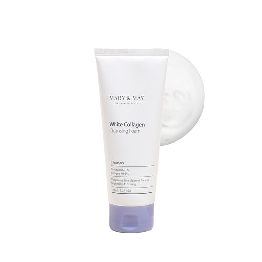 [MARY & MAY] White Collagen Cleansing Foam 150ml