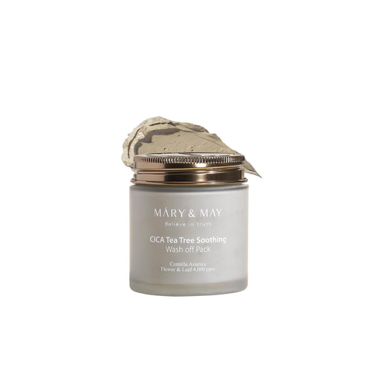 [MARY & MAY] Vegan CICA TeaTree Soothing Wash off Pack 125g