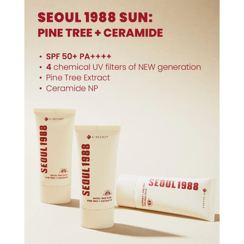 K-SECRET SEOUL 1988 Sun : Pine Tree + Ceramide 50ml