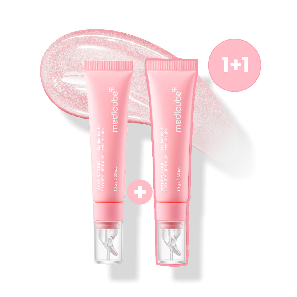 MEDICUBE PDRN PEPTIDE GLOSSY LIP BALM DOUBLE 10G X 2EA